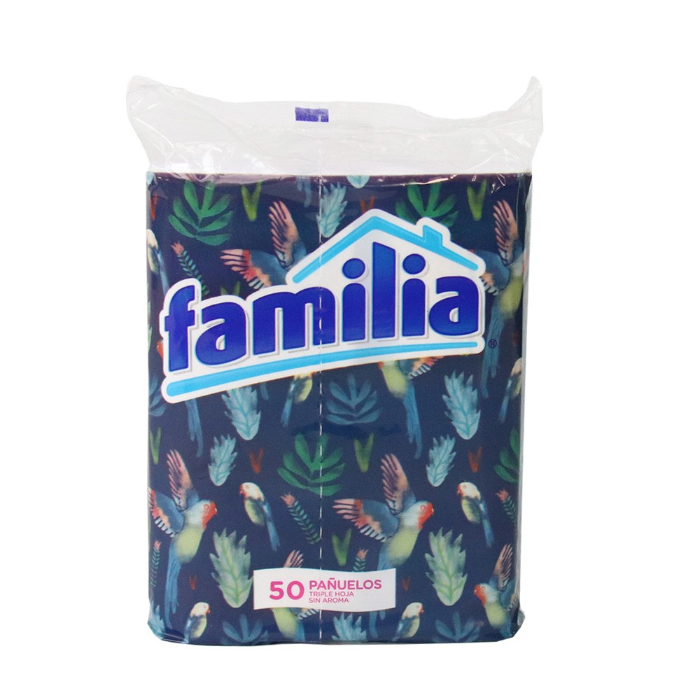 PAÑUELOS FAMILIA 2HOJA BOLSA  x 50UND