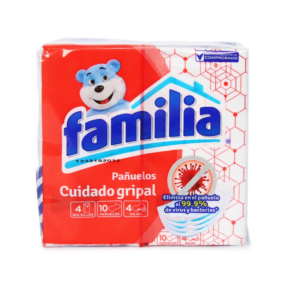 PAÑUELOS FAMILIA BOL CUIDADO GRIPAL *4U