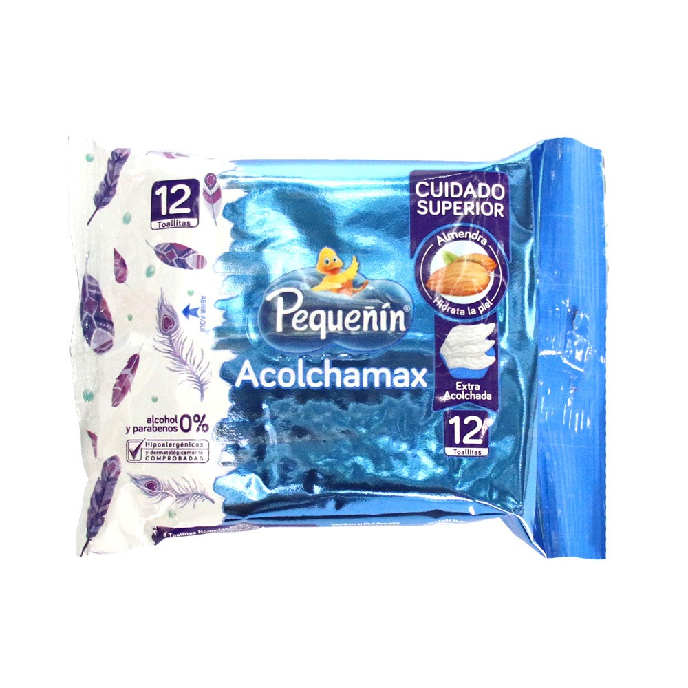 TOALLITAS HUM PEQUEÑIN ALCOLCHAMAX *12UN