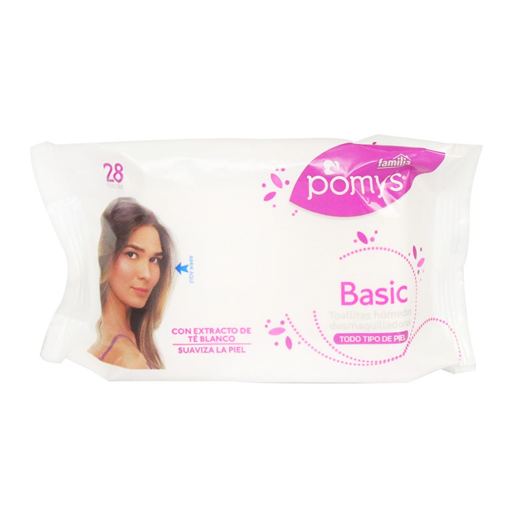 TOALLITA DESMAQUILLADORA BASI POMYS*24UN