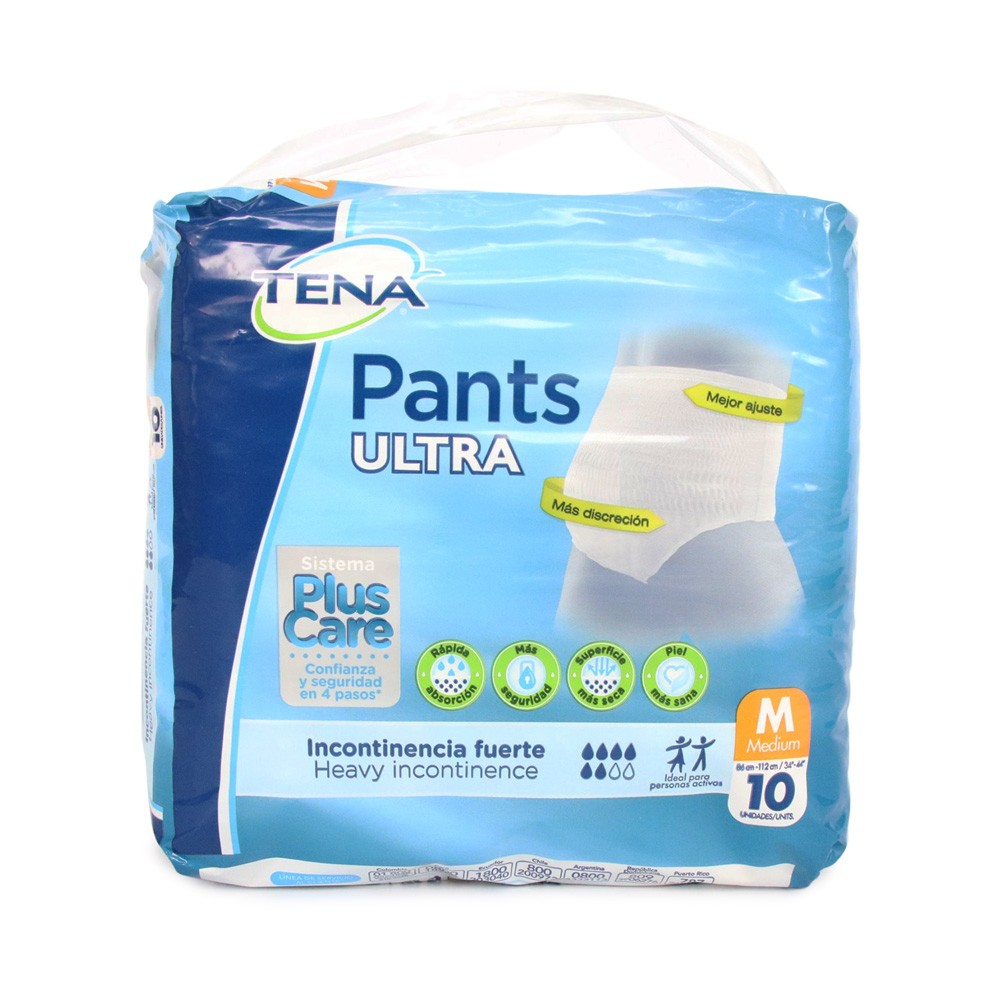 TENA PANTS ULTRA MEDIUM x 10UND
