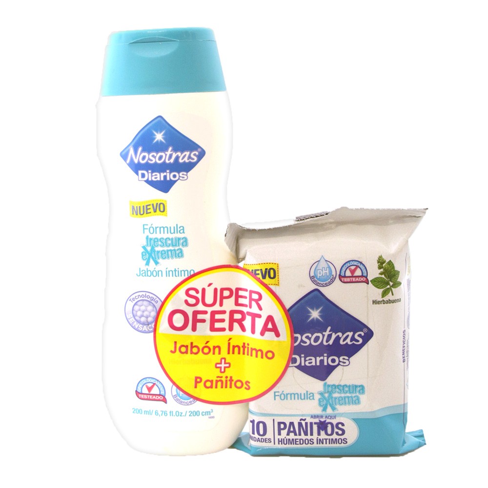 JABON INTIMO FRESCURA EXTR*200ML+PAÑ FRE