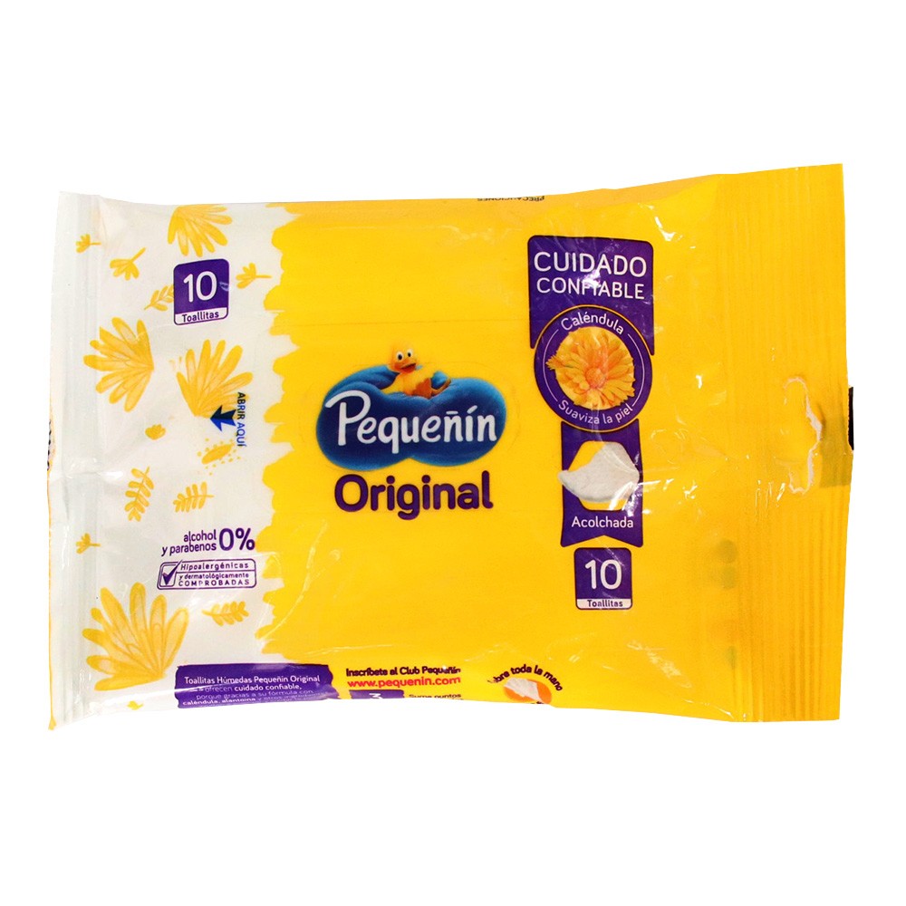 PAÑO HUMEDO PEQUEÑIN KARITE  x 10