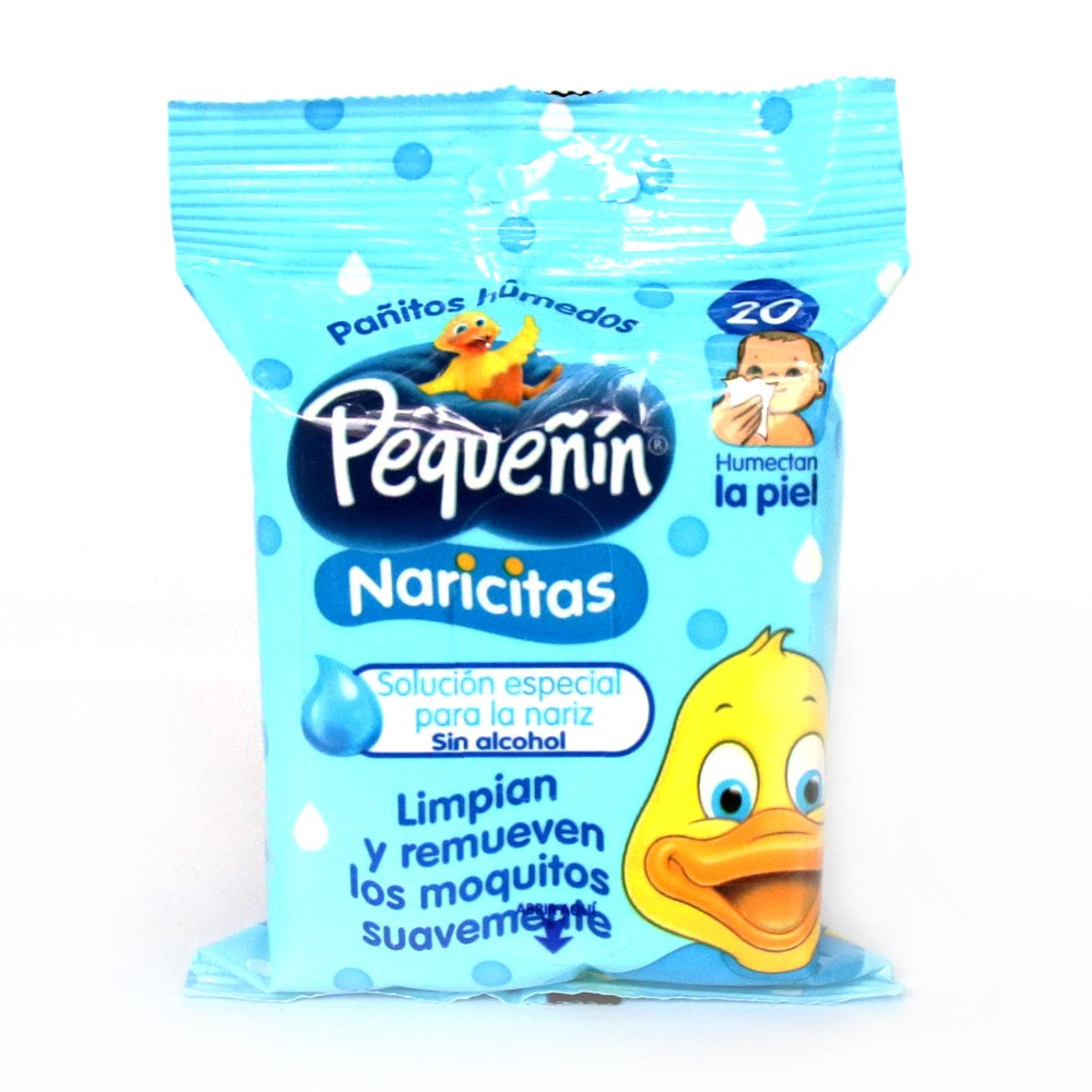PAÑOS HUMEDO PEQUEÑO NARICITAS  x 20UND