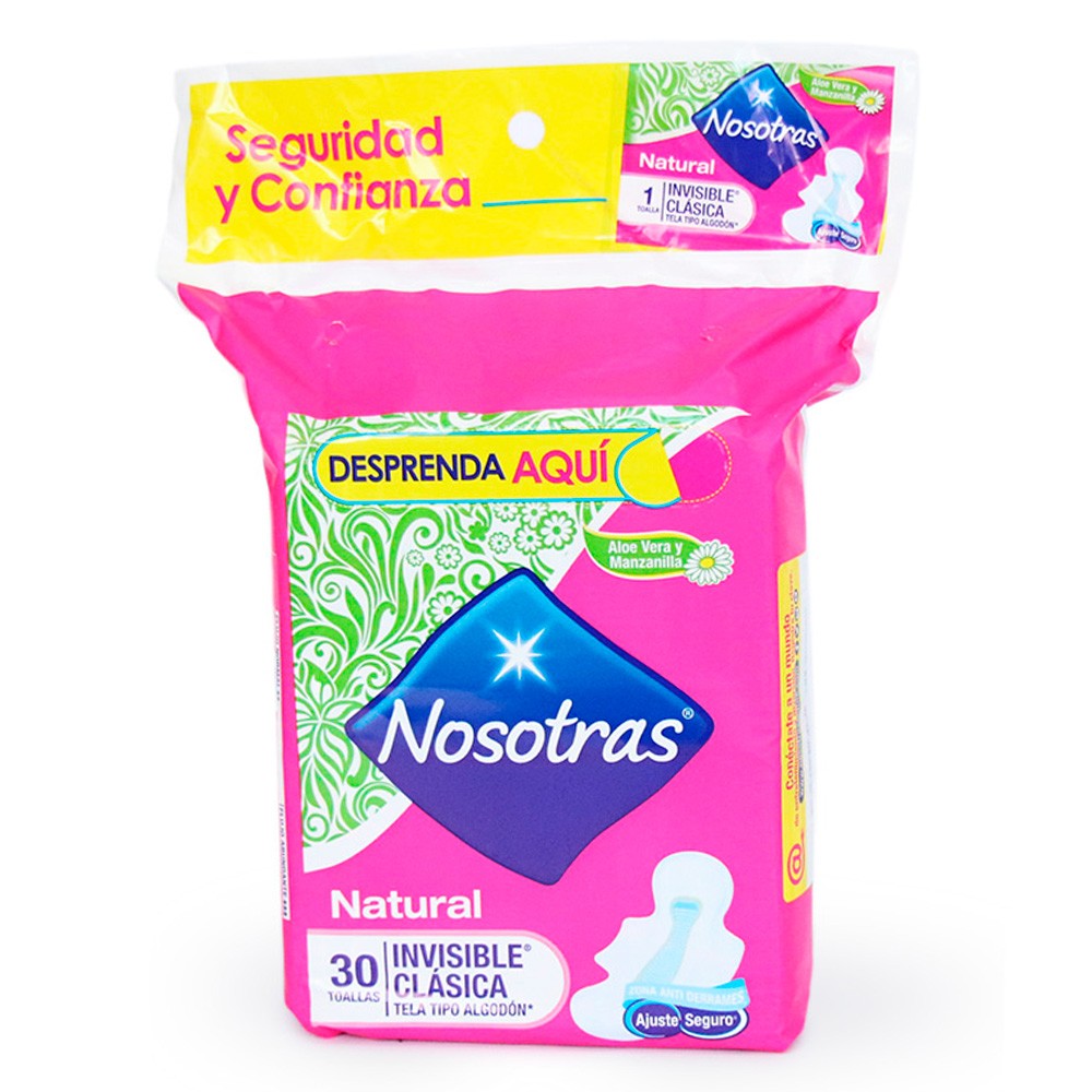NOSOTRAS INVIBLE CLASICA TELA  x 30U
