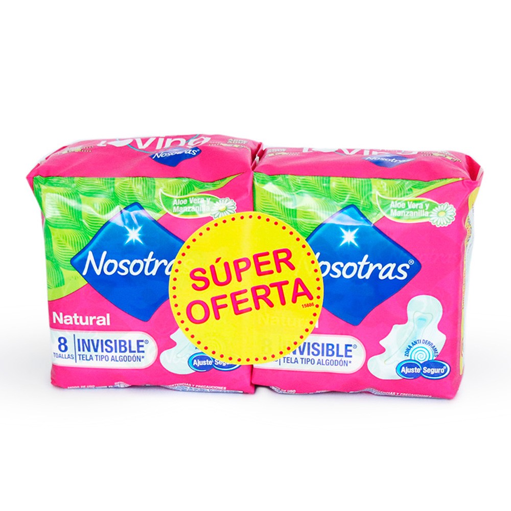 NOSOTRAS NATURAL INVISIBLE 2X8U