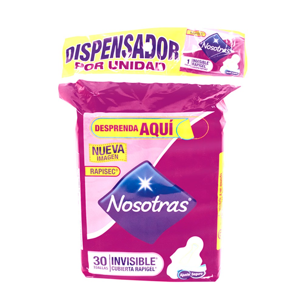 NOSOTRAS INVISIBLE RAPIGEL  x 30U