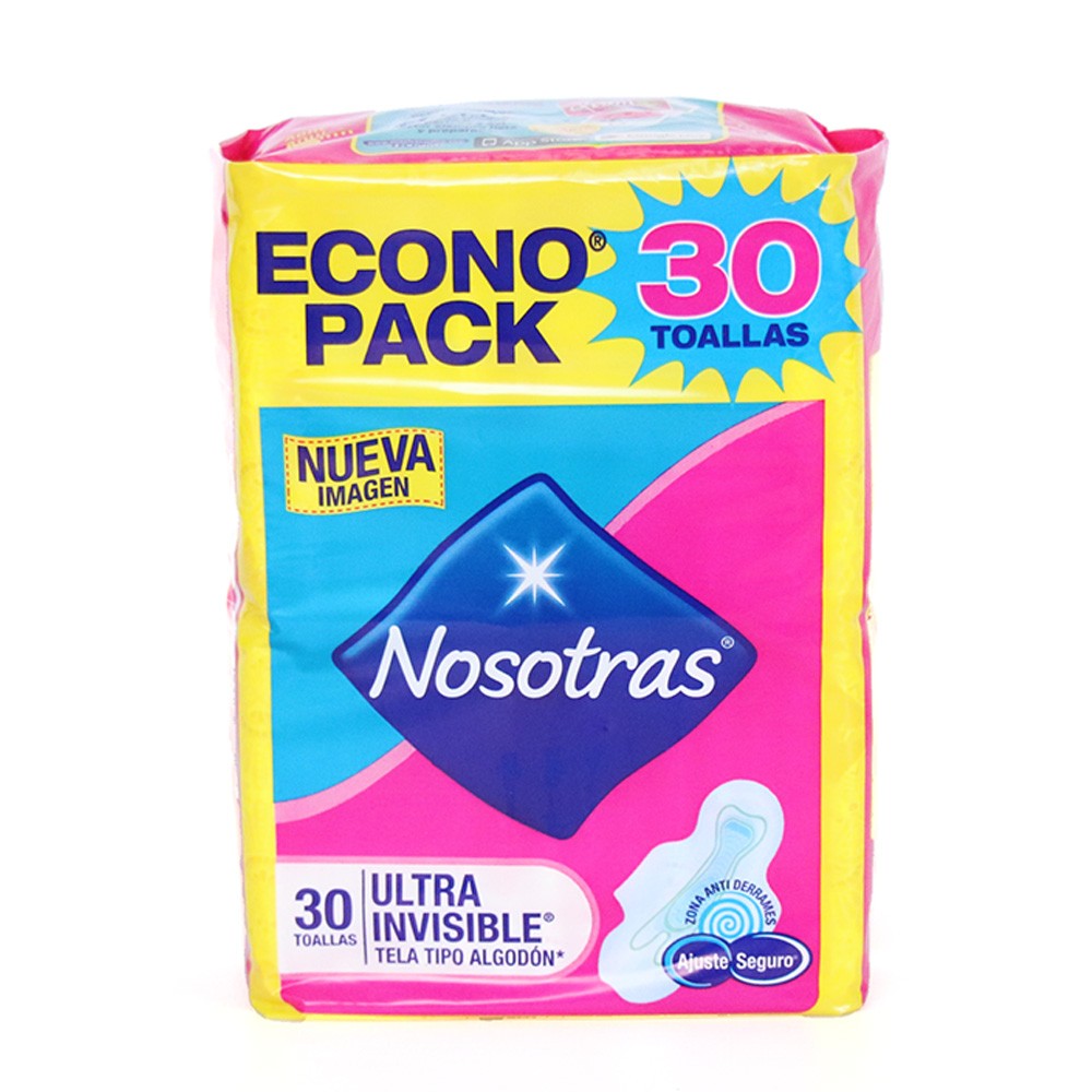 TOALLA NOSOTRAS ULT INVISIBLE TELA *30U