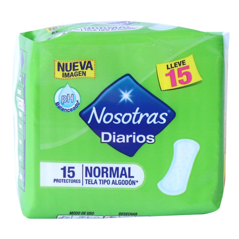 NOSOTRAS DIARIOS BOLSA  x 15U