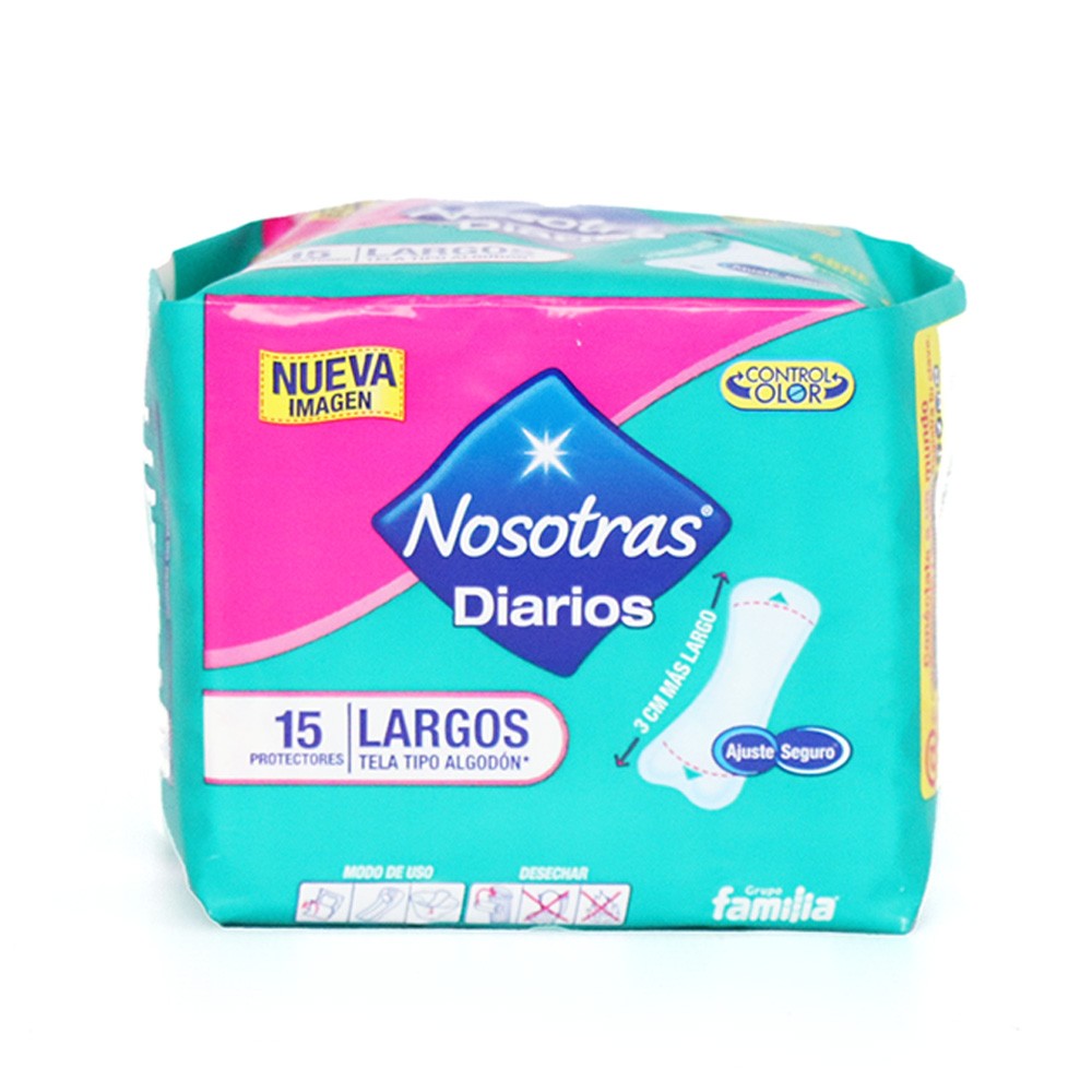 PROCTECT NOSOTRAS DIARIOS LARGOS  x 15U