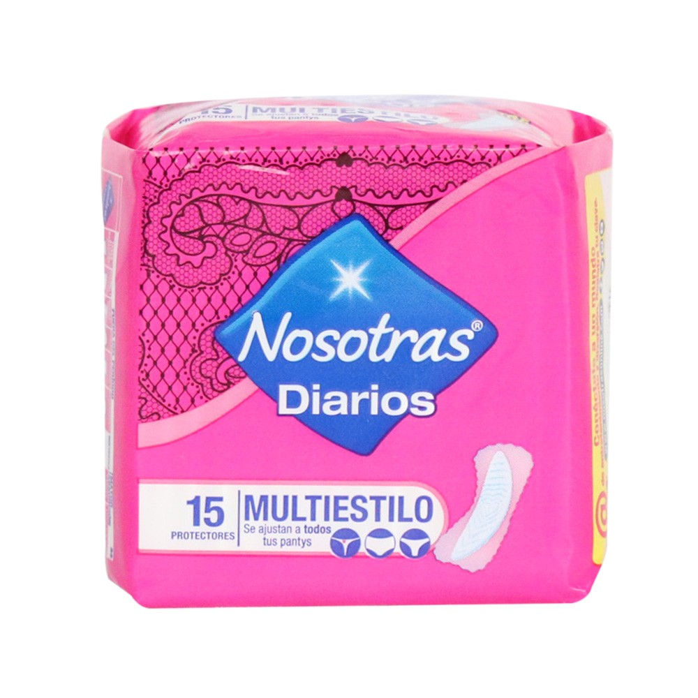 PROT NOSOTRAS DIARIOS MULTIESTILO  x 15U