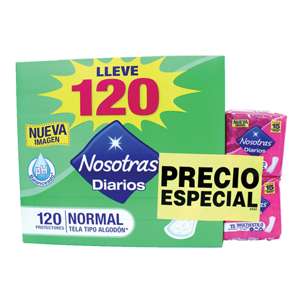 PROCTECTORES NOSOTRAS*120+MULTIESTILO*30