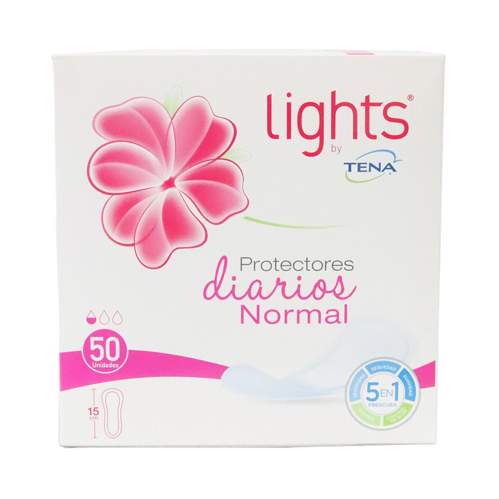 PROTECTORES LIGHTS BY TENA NORMAL  *50U