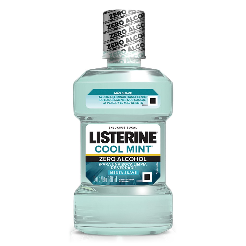 LISTERINE ZERO MENTA  x 180ML