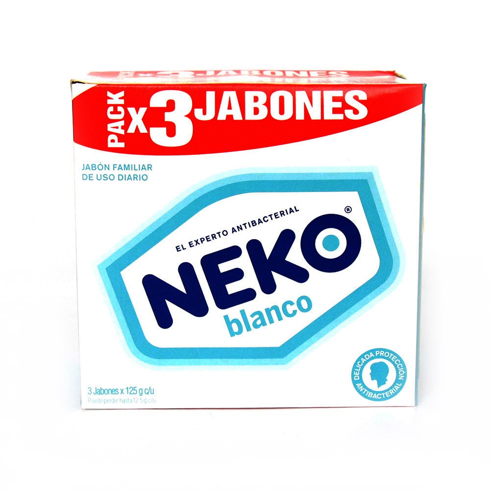 JABON NEKO BLANCO X 3UN x 125GR