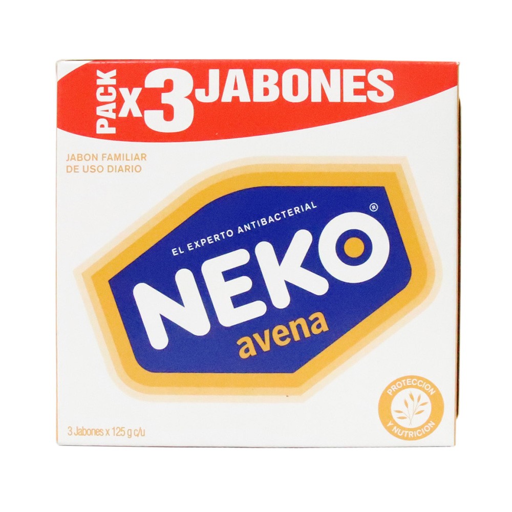 JABON NEKO AVENA X 3UN x 125GR