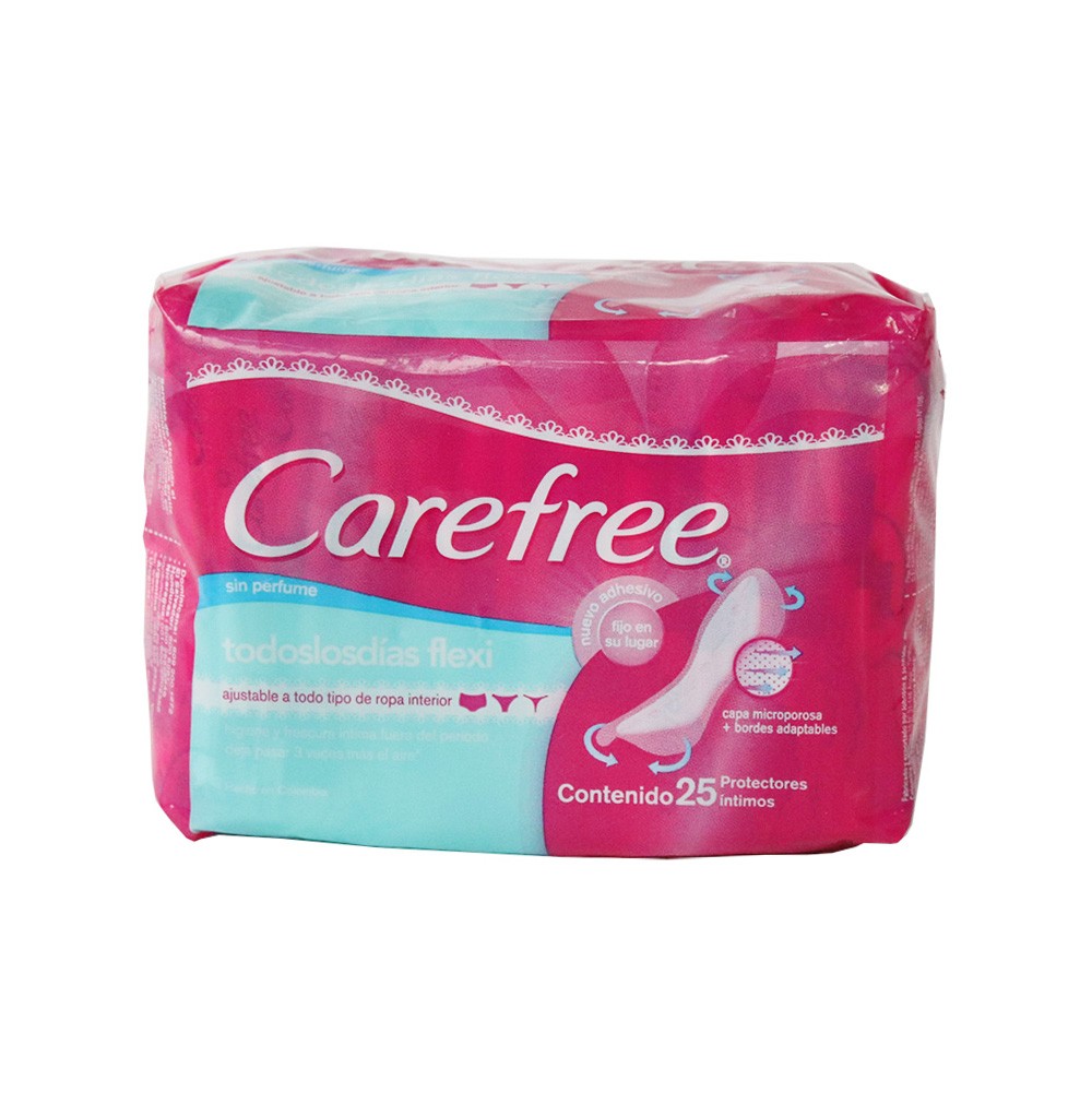 PROTECTORES CAREFREE  FLEXI *25 UND