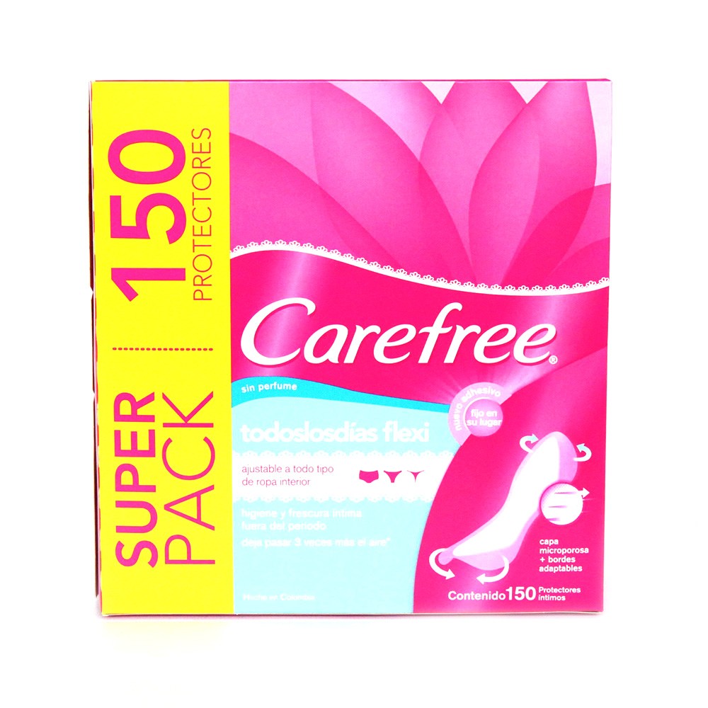 PROTECTORES CAREFREE  X 150 UND