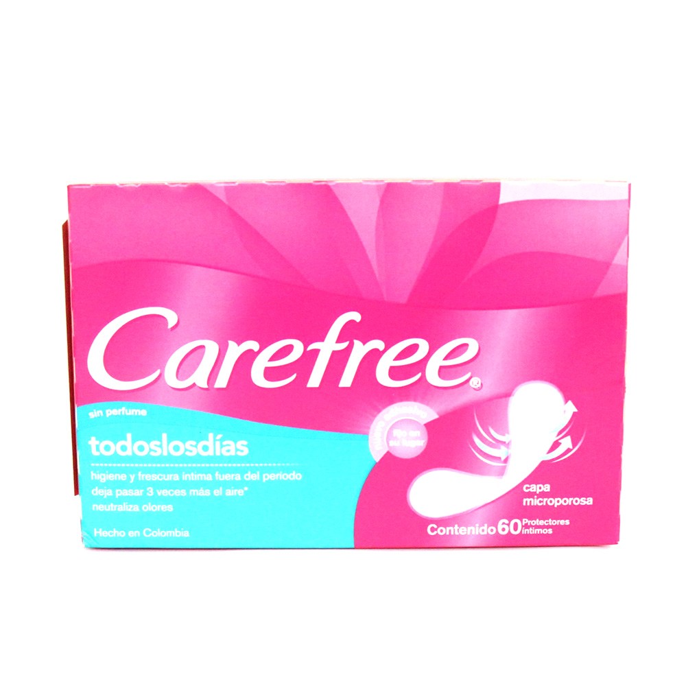 PROTECTORES CAREFREE TODOS LOS DÍAS*60 U