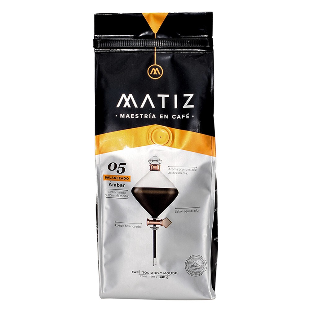 CAFE MATIZ AMBAR MOLIDO x 340GR