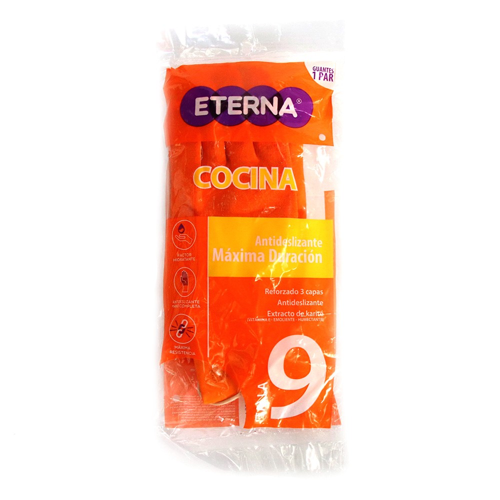 GUANTE ANTIDESLIZANTE TALLA 9 ETERNA