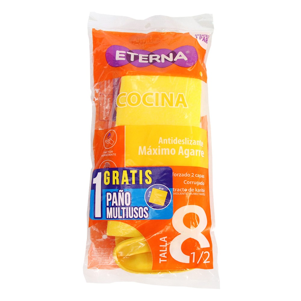 GUANTE MAXIMO AGARRE+PAÑO 8.5 ETERNA