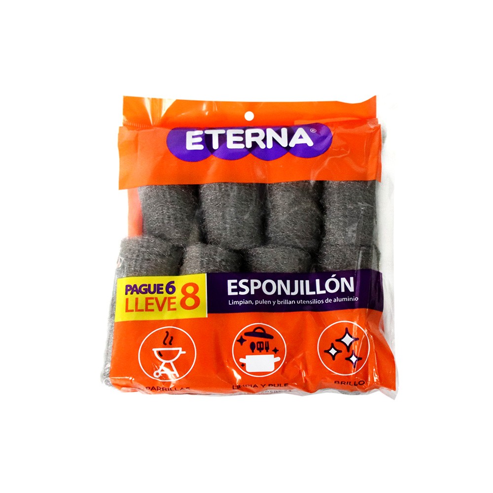 ESPONJILLON  ETERNA PAGUE 6 LLEVE 8UND