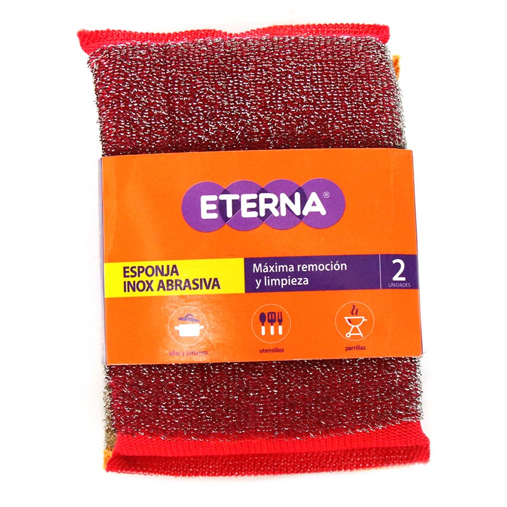 ESPONJA INOX ABRASIVA ETERNA  x 2UND