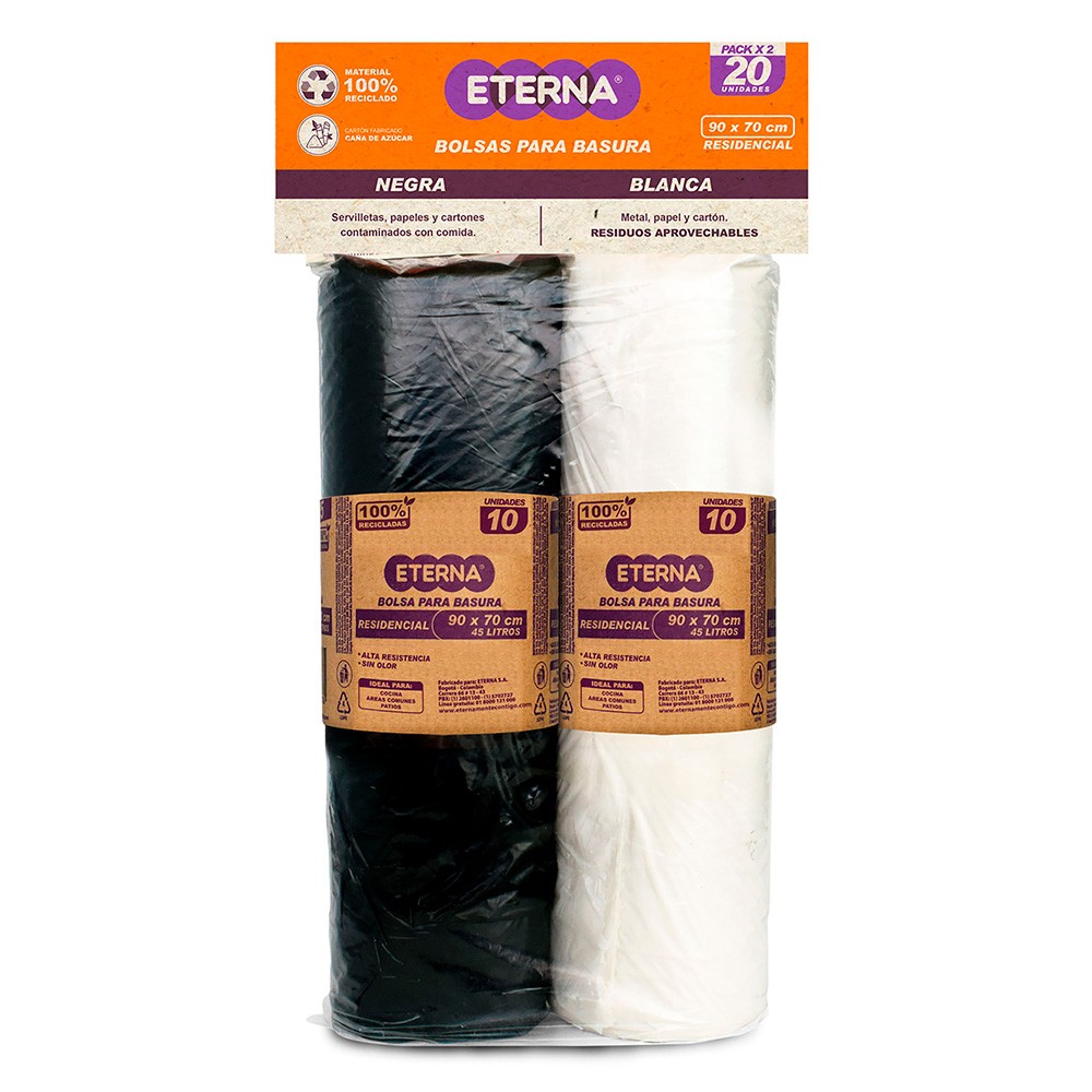 BOLSA RESIDENCIAL ETERNA PACK * 2 UND