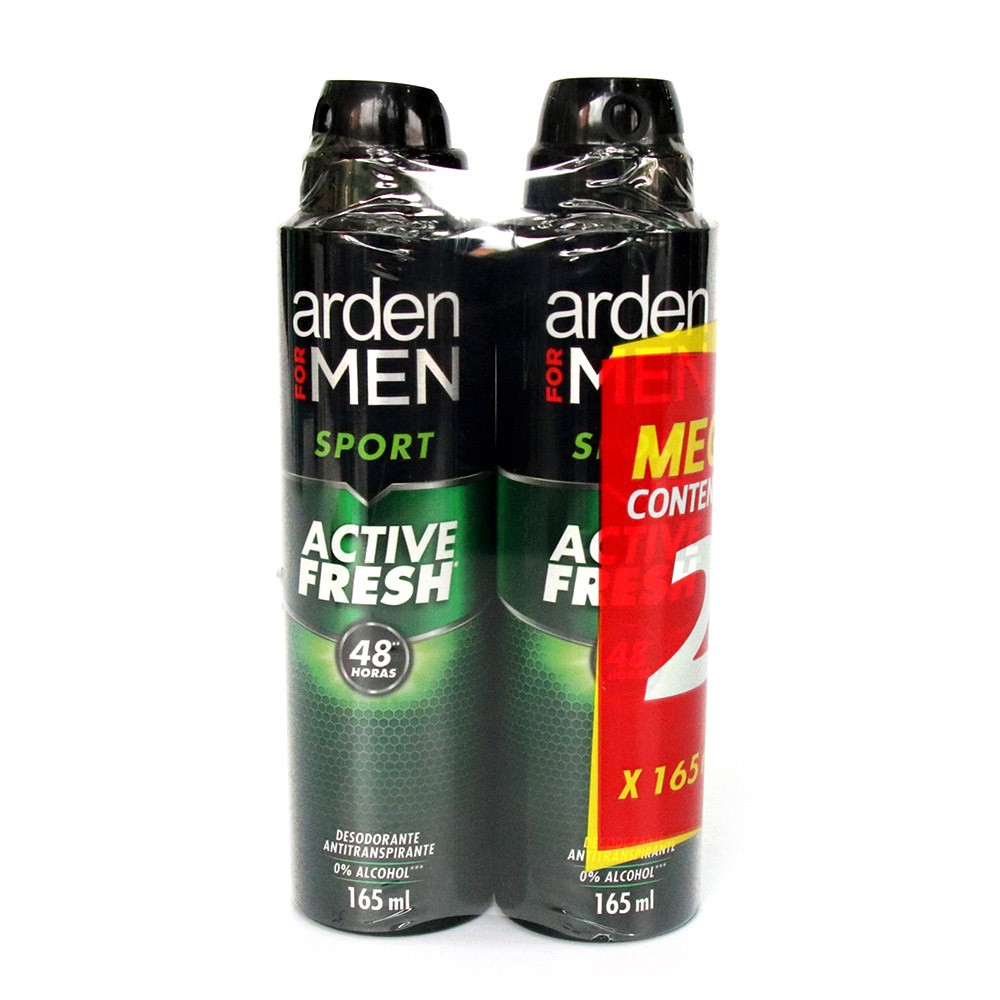 DEO AERO ARDEN FOR MEN  x 175ML x 2UND
