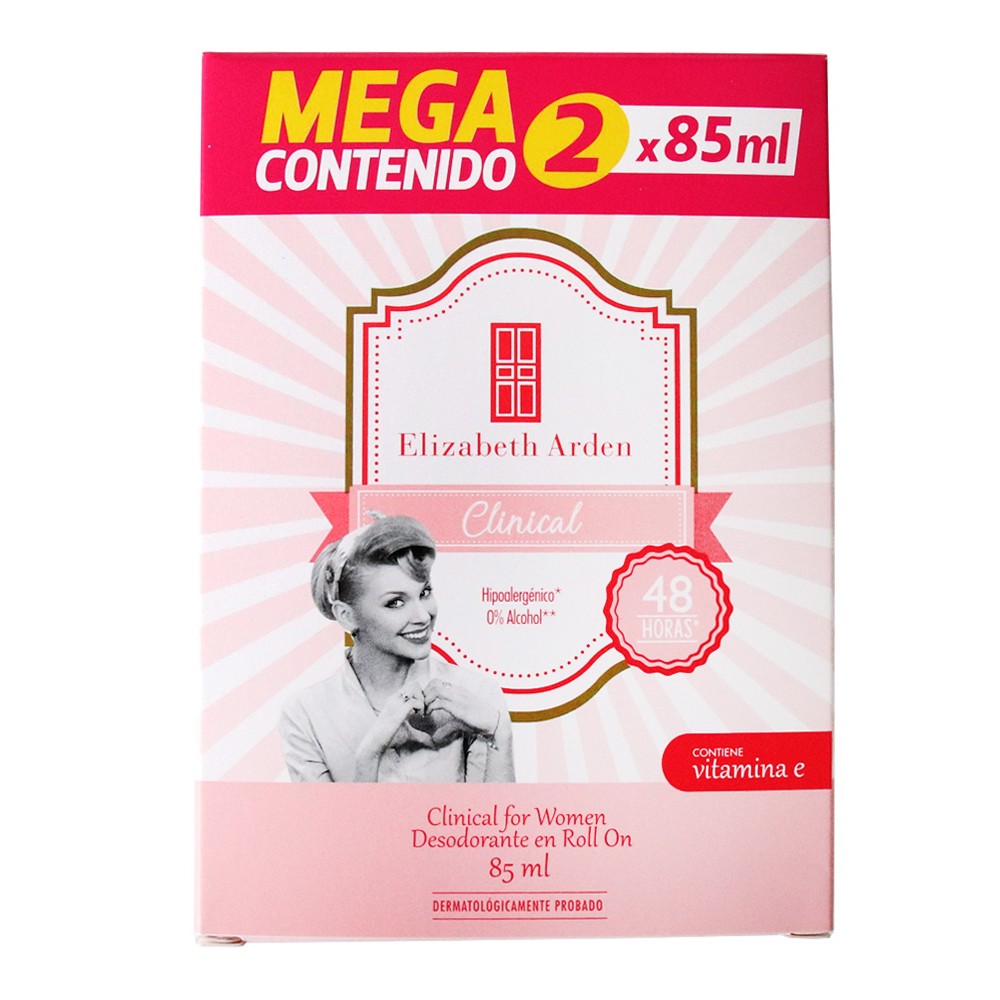 OF DES. EA CLINICAL ROLL ON 85ML X2