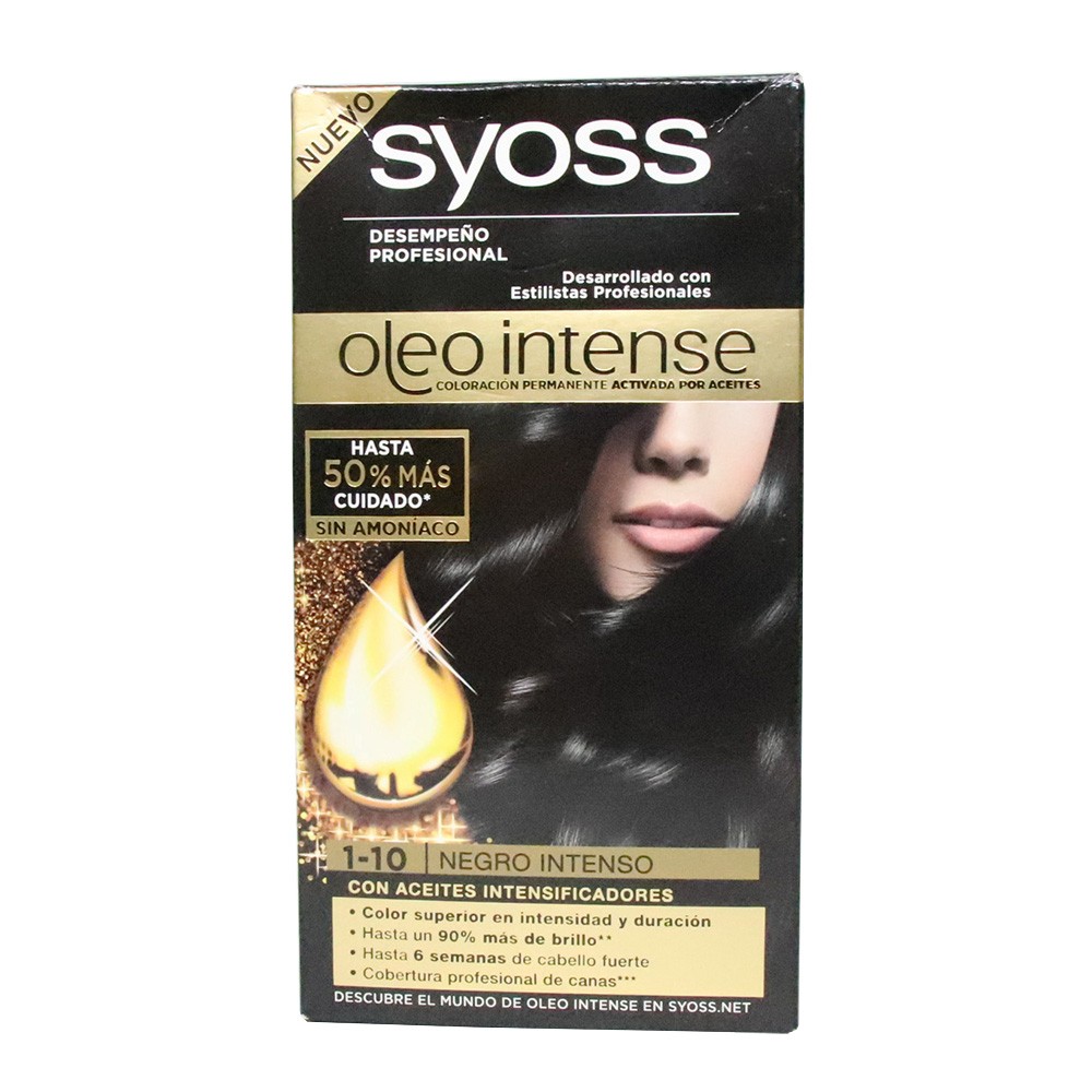 TINTE 1-10 NEGRO INTENSO SYOSSOLEO X50GR