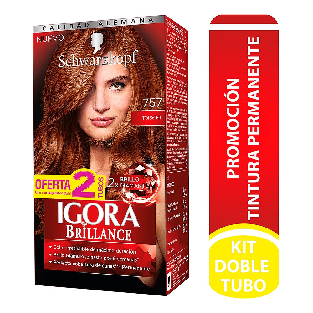 TINTE 757 TOPACIO IGORA BRILLANCE