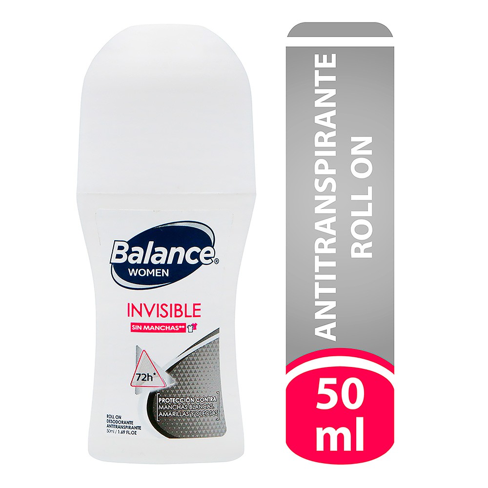 DEOS ROLLON INVISIBLE MUJER BALANCE 50ML
