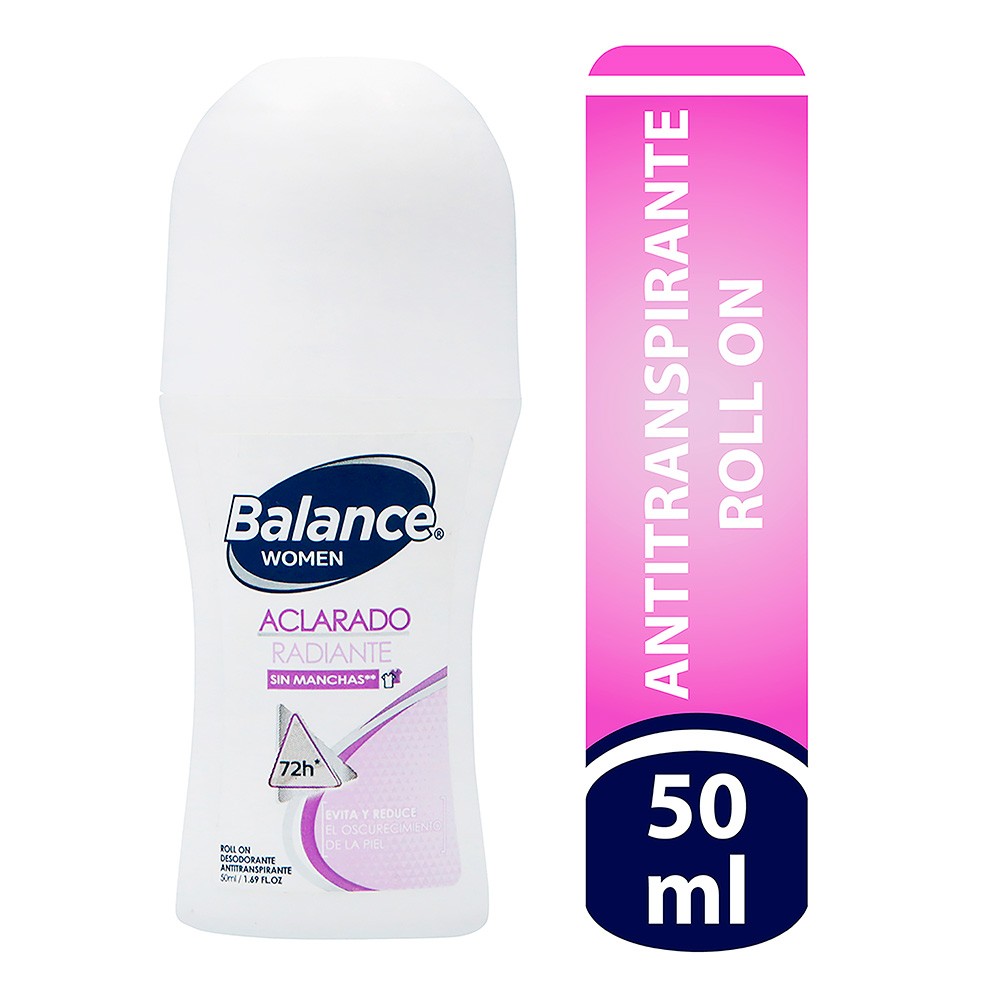 DEOS ROLLON ACLARADO  MUJER BALANCE 50ML