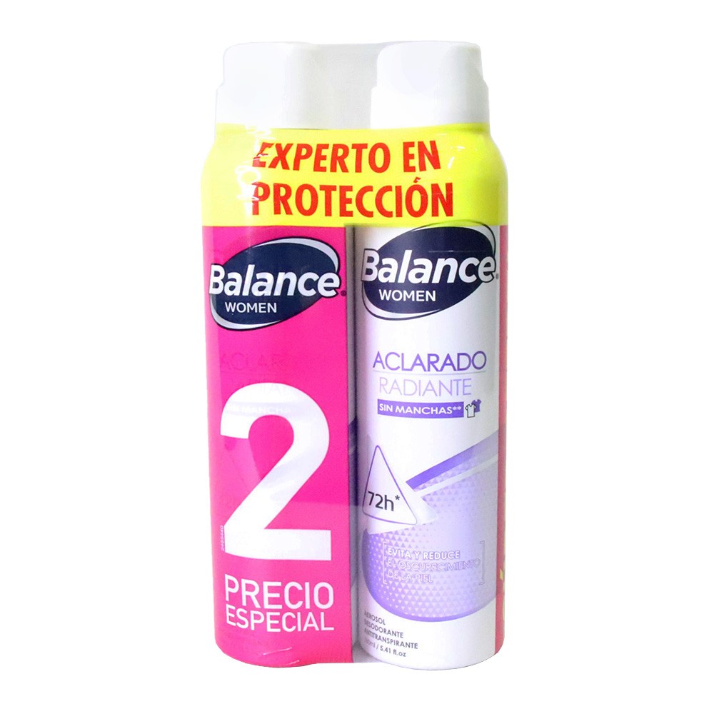 DEO AERO BALANCE ACLARADO X2UND  x 160ML