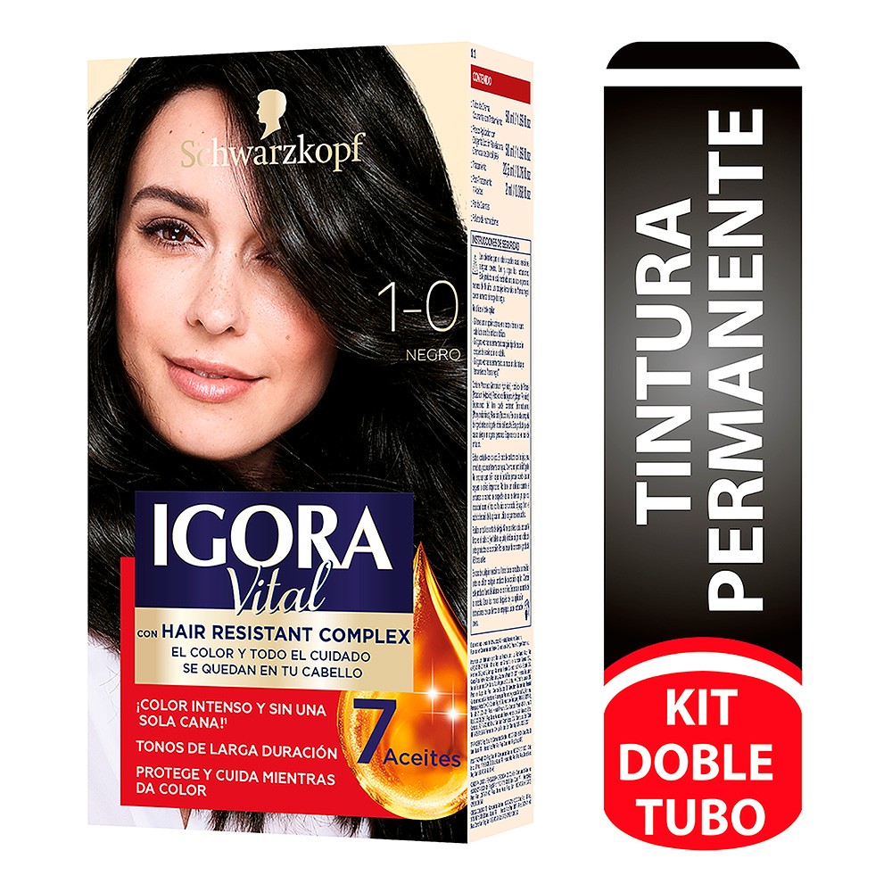 TINTE 1-0 NEGRO IGORA VITAL DT