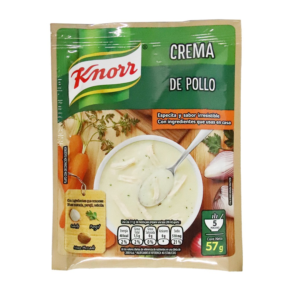 CREMA DE POLLO KNORR  x 68GR