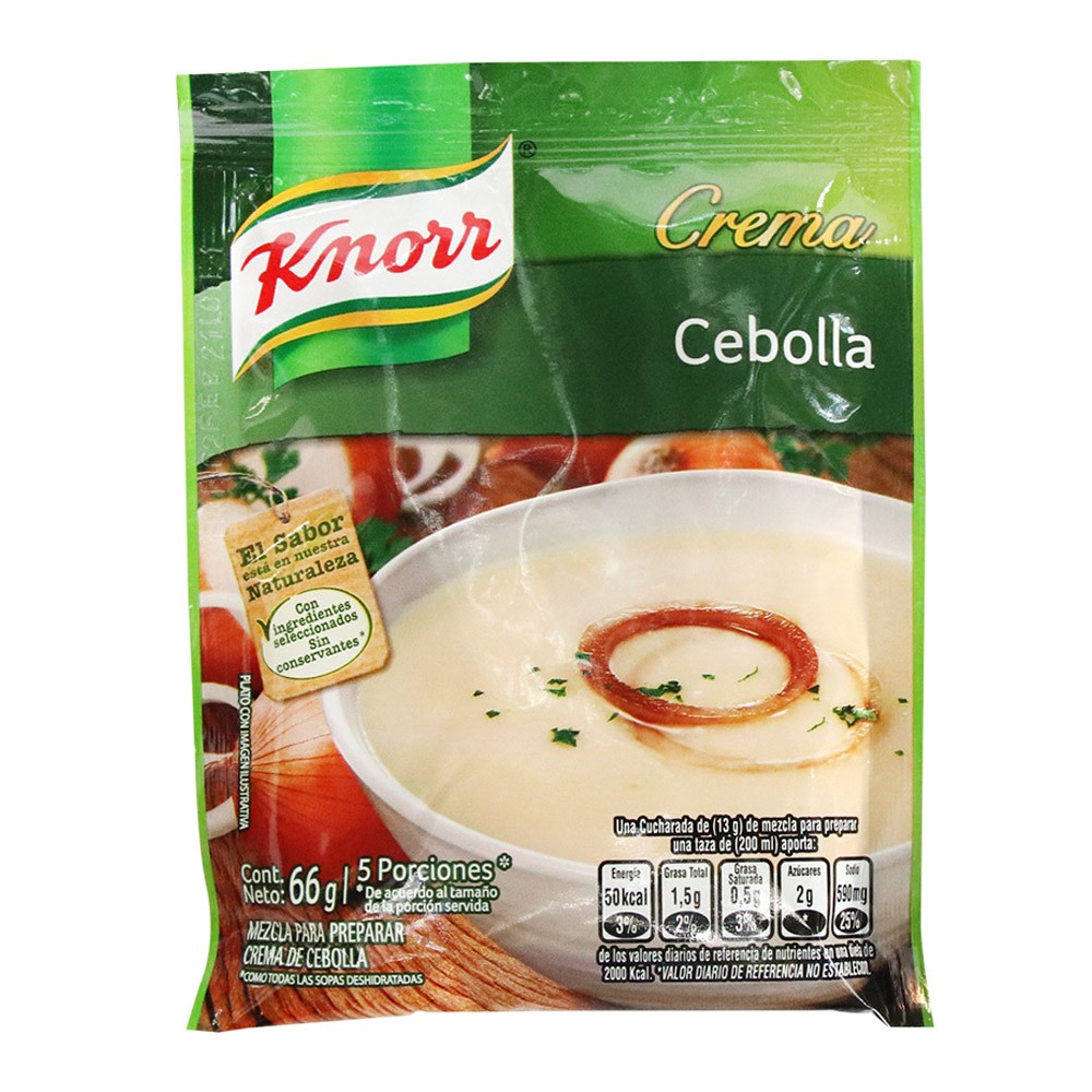 CREMA DE CEBOLLA KNORR  x 66GR