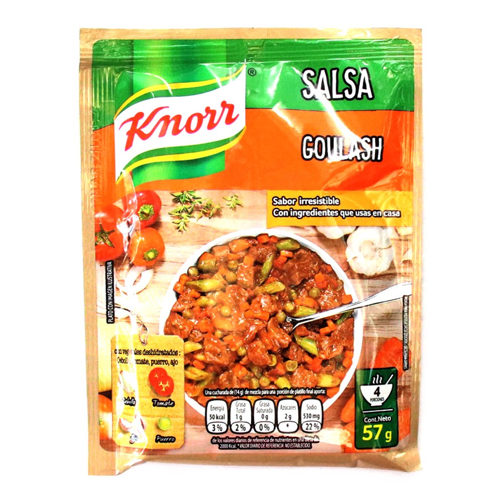 MEZCLA PREP SALSA GOULASH KNORR  x 57GR