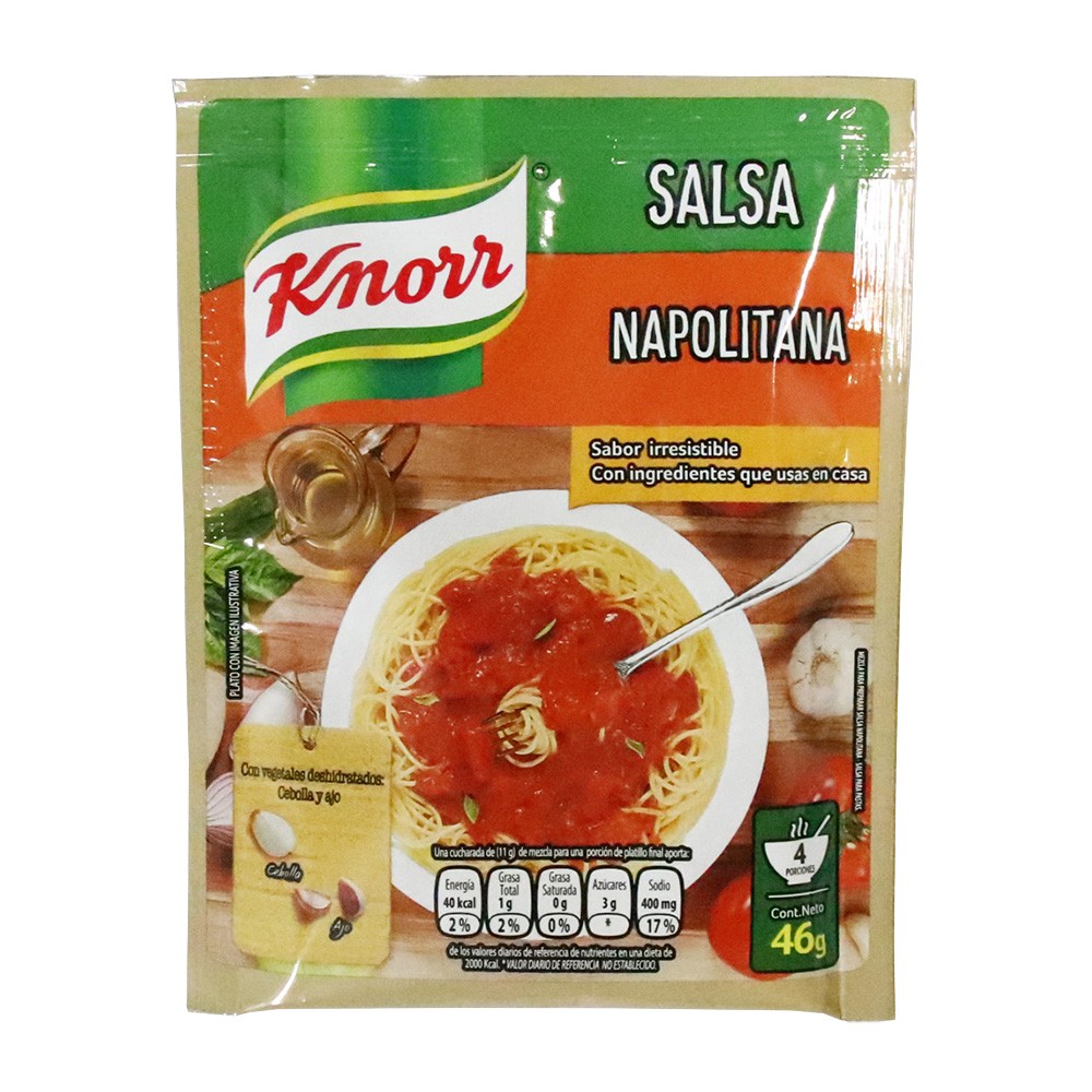 MEZCLA PREP SALSA NAPOLITANA KNORR *46GR