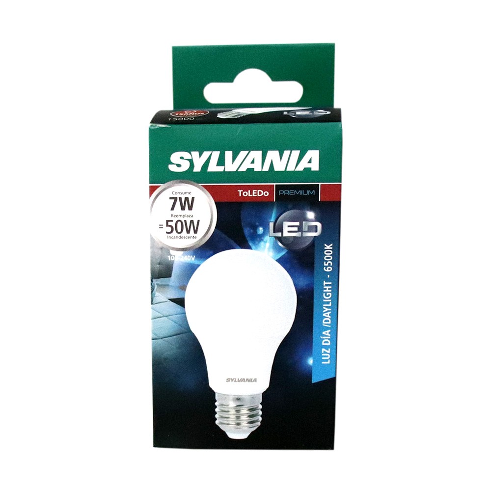BOMBILLO TOLEDO A60 7W WW SYLVANIA