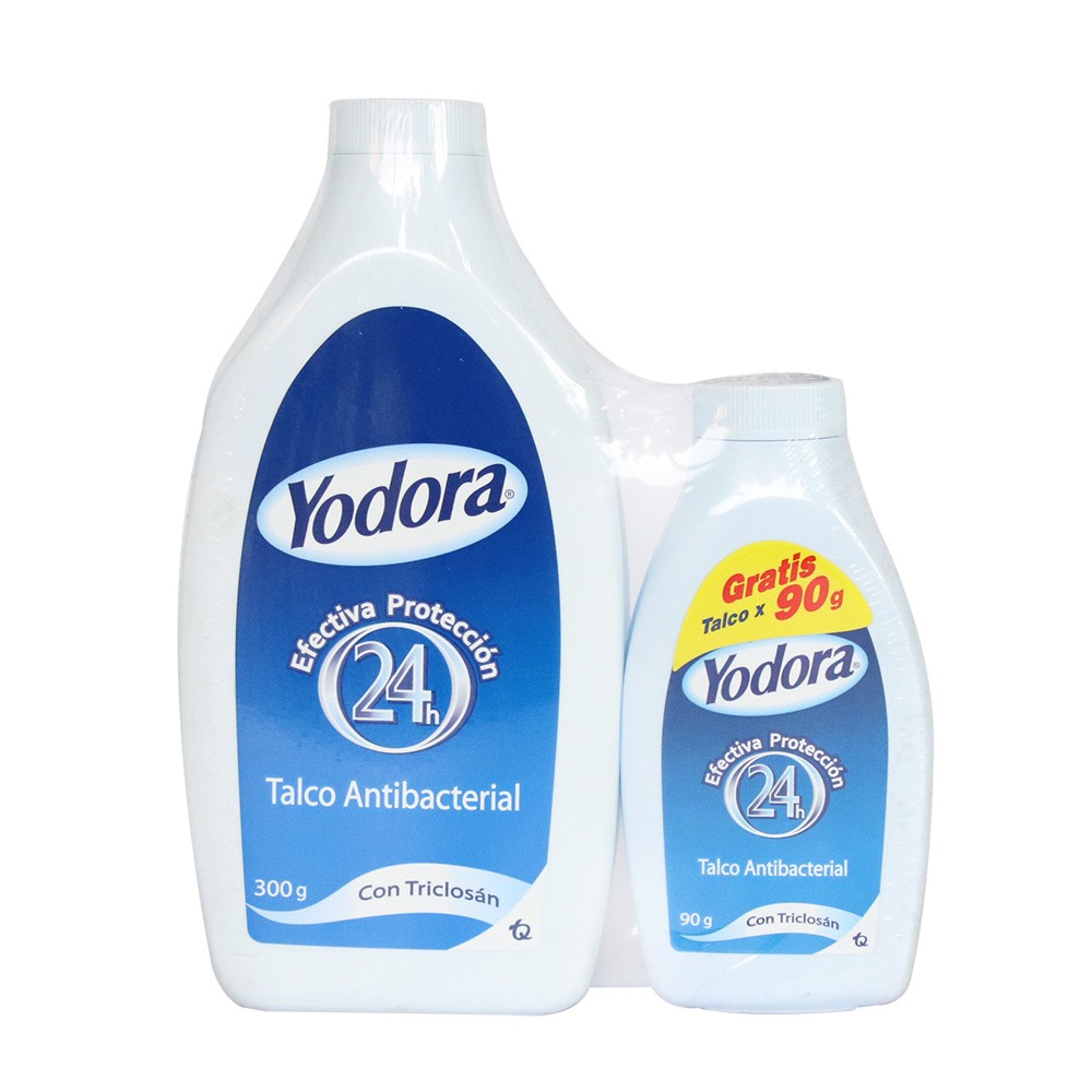 TALCO YODORA  x 300GR + 90GR