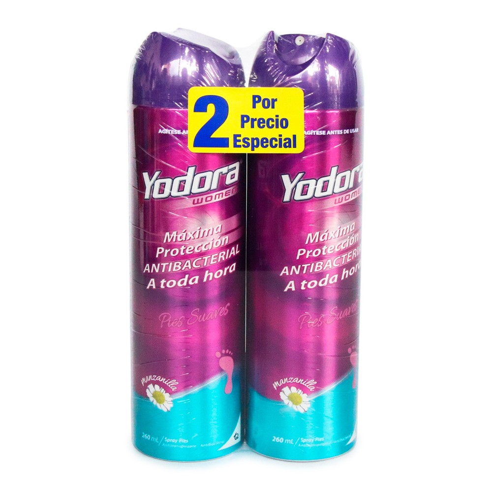 YODORA SPRAY PIES SUAVES X2* 260ML $ESP