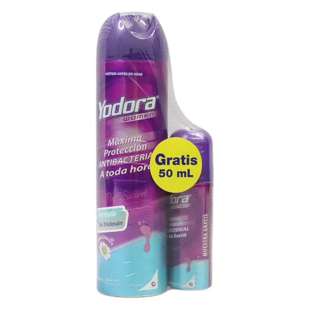 YODORA SPRAY PIES SUAVES*260+50ML