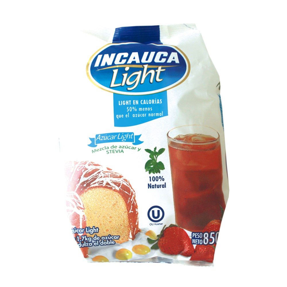 INCAUCA LIGHT BLANCA BOLSA  x 850GR