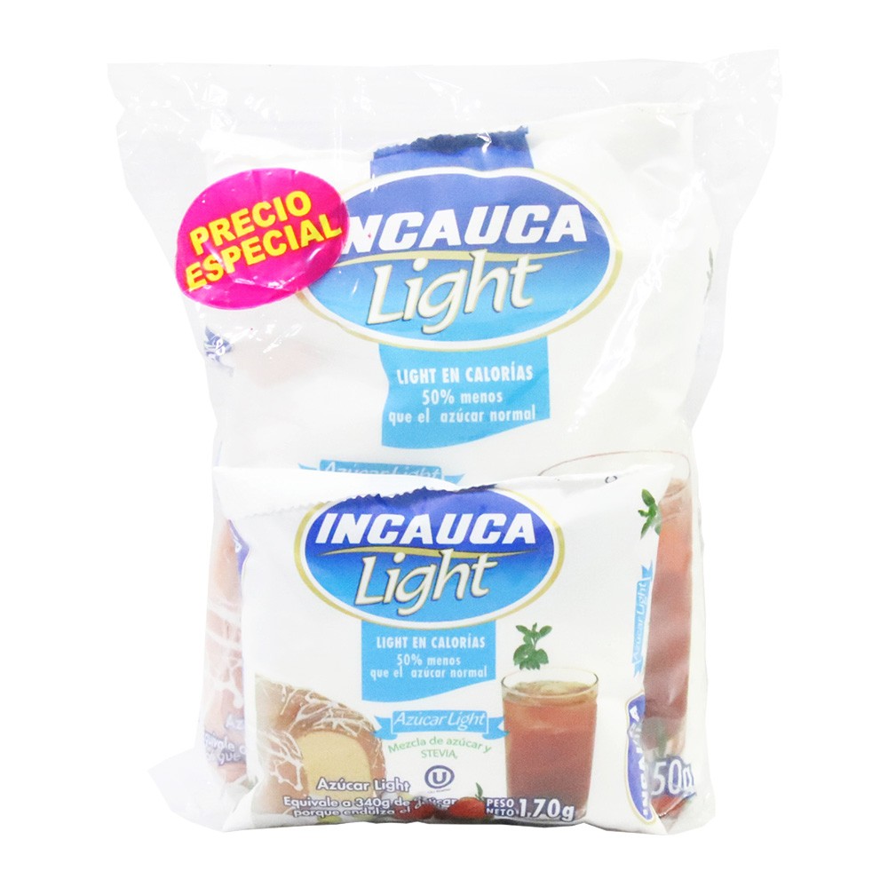AZUCAR BLANCA LIGHT INCAUCA*850GR+170GR