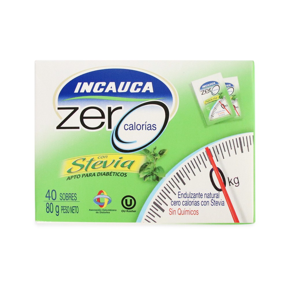 INCAUCA ZERO 40 SOBRES  x 80GR