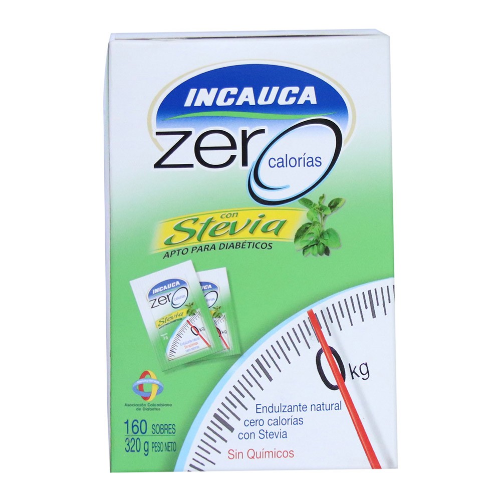 INCAUCA ZERO 160 SOBRES  x 320GR