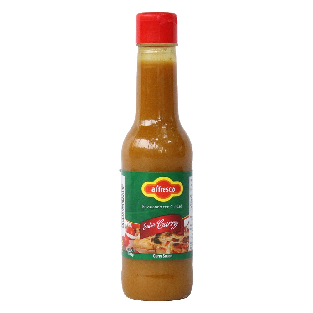 SALSA DE CURRY FCO ALFRESCO  x 180GR